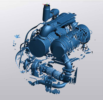 Komatsu Loader 3D Scan