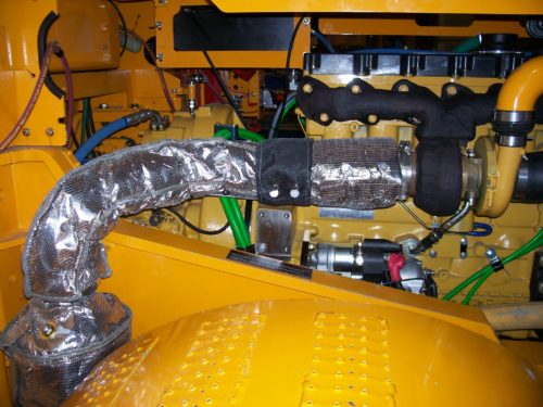 Heat Shield on Engine
