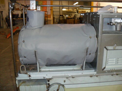 Heat exchanger insulation blanket