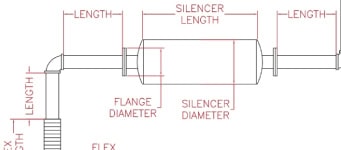 Silencer with Piping