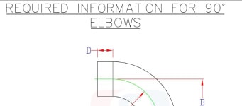 Typical 90° Elbow