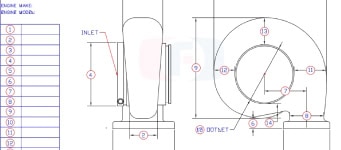 Typical Turbo Drawing