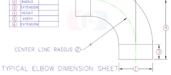 Typical Elbow Dimension