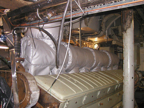 insulation-blankets-on-tug-boat-exhaust-large - Firwin Corporation