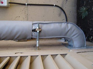Removable Insulation Blanket Cover for Silencer with cutouts